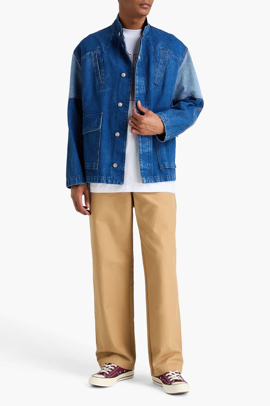MARNI Two-tone denim jacket