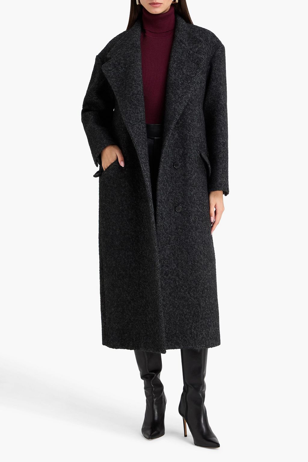 MARANT ÉTOILE ブークレツイード コート