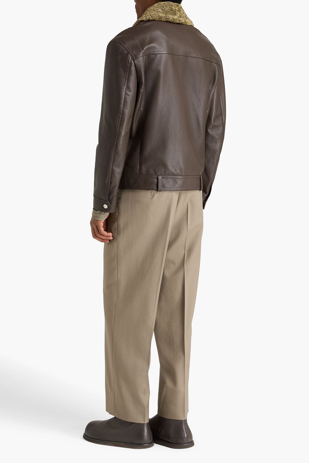 NANUSHKA Teddy fleece-trimmed jacket