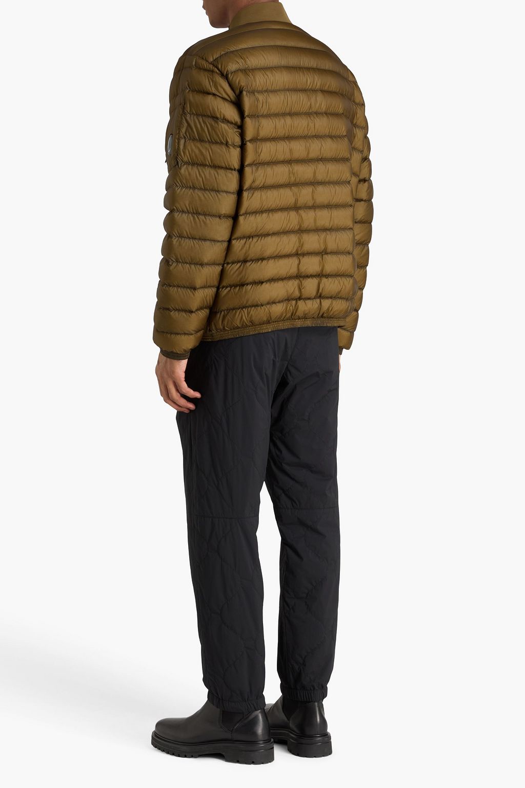 C.P. COMPANY Quilted ripstop bomber jacket