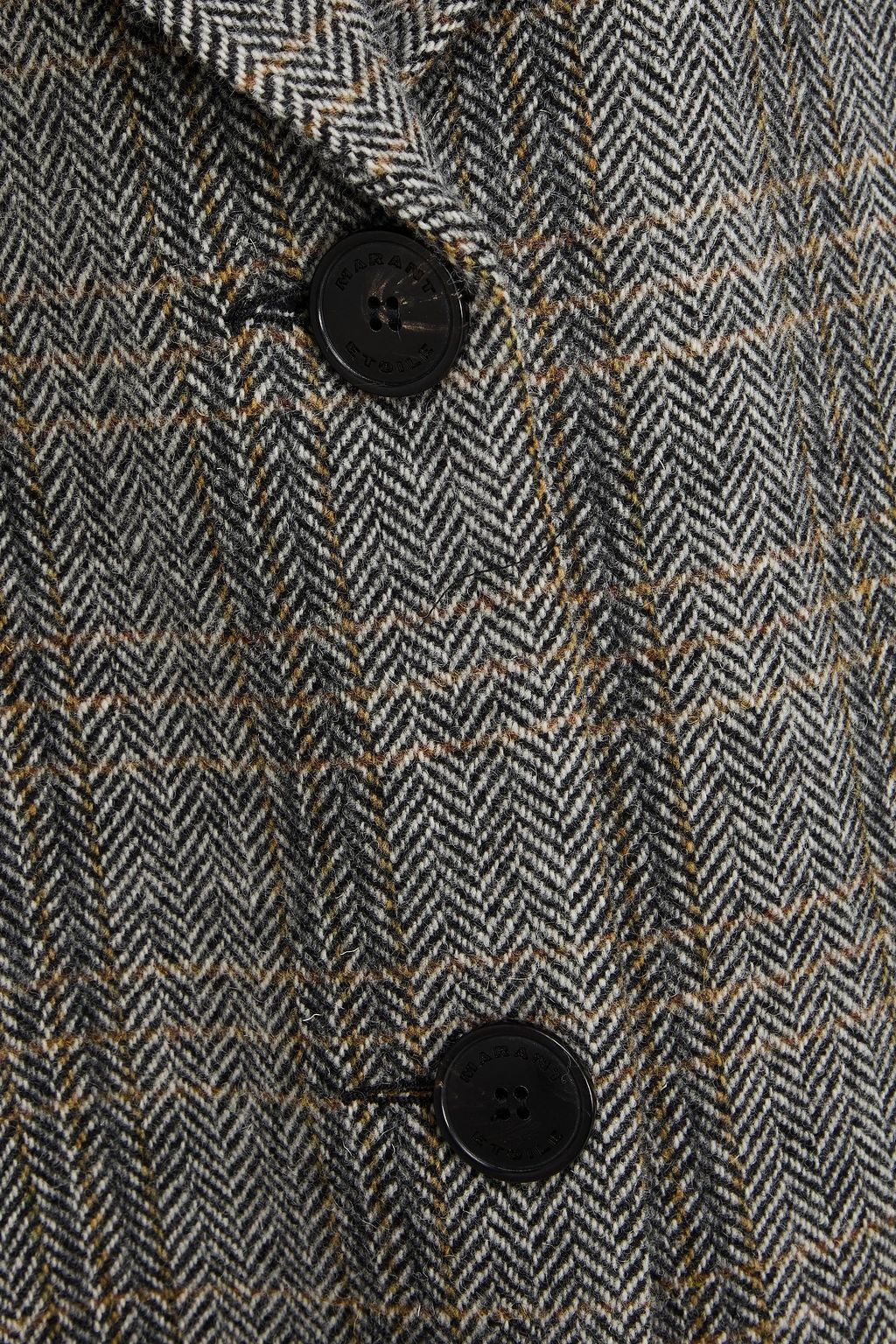 MARANT ÉTOILE Limiza Prince of Wales checked wool-tweed coat