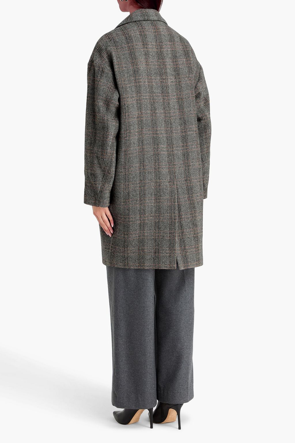 MARANT ÉTOILE Limiza Prince of Wales checked wool-tweed coat
