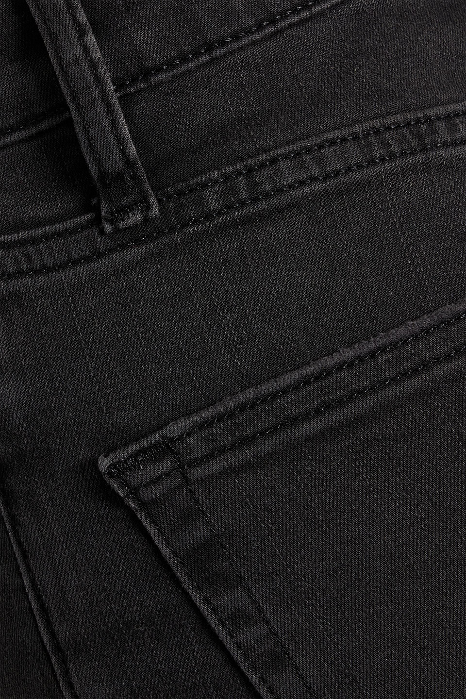 Frame Le Sleek Straight High-rise Straight-leg Jeans In Gray