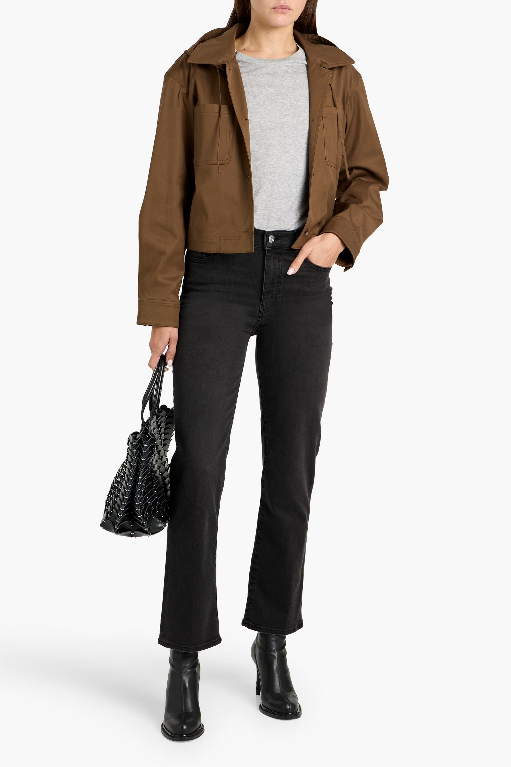 FRAME Le Sleek Straight high-rise straight-leg jeans
