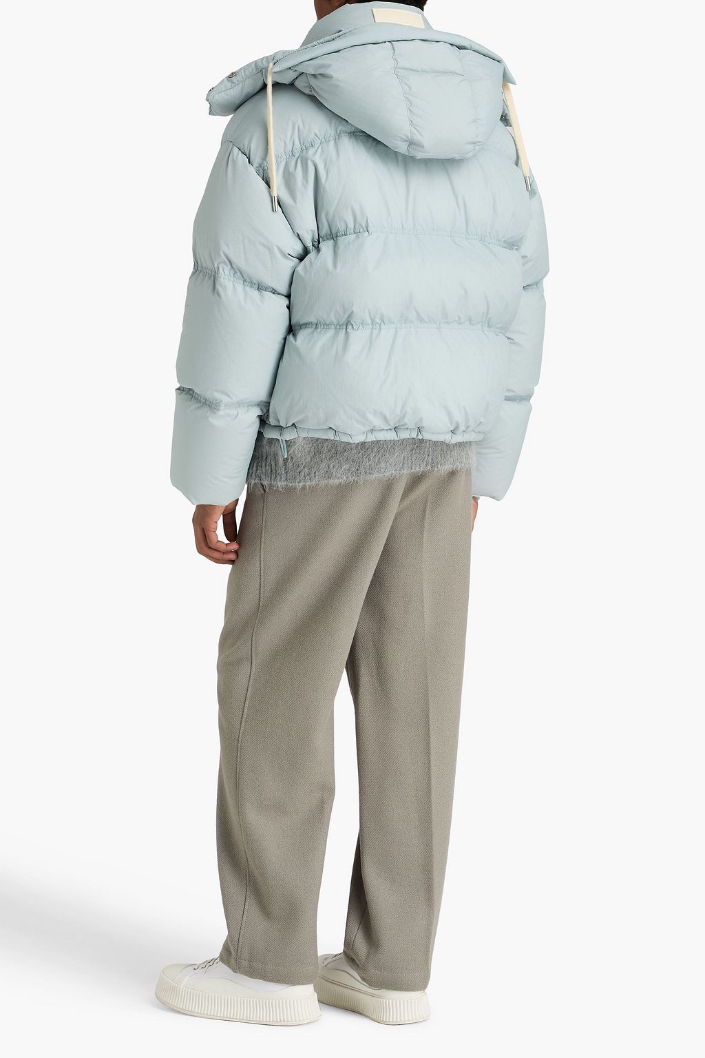 AMI ALEXANDRE MATTIUSSI Oversized quilted shell down jacket