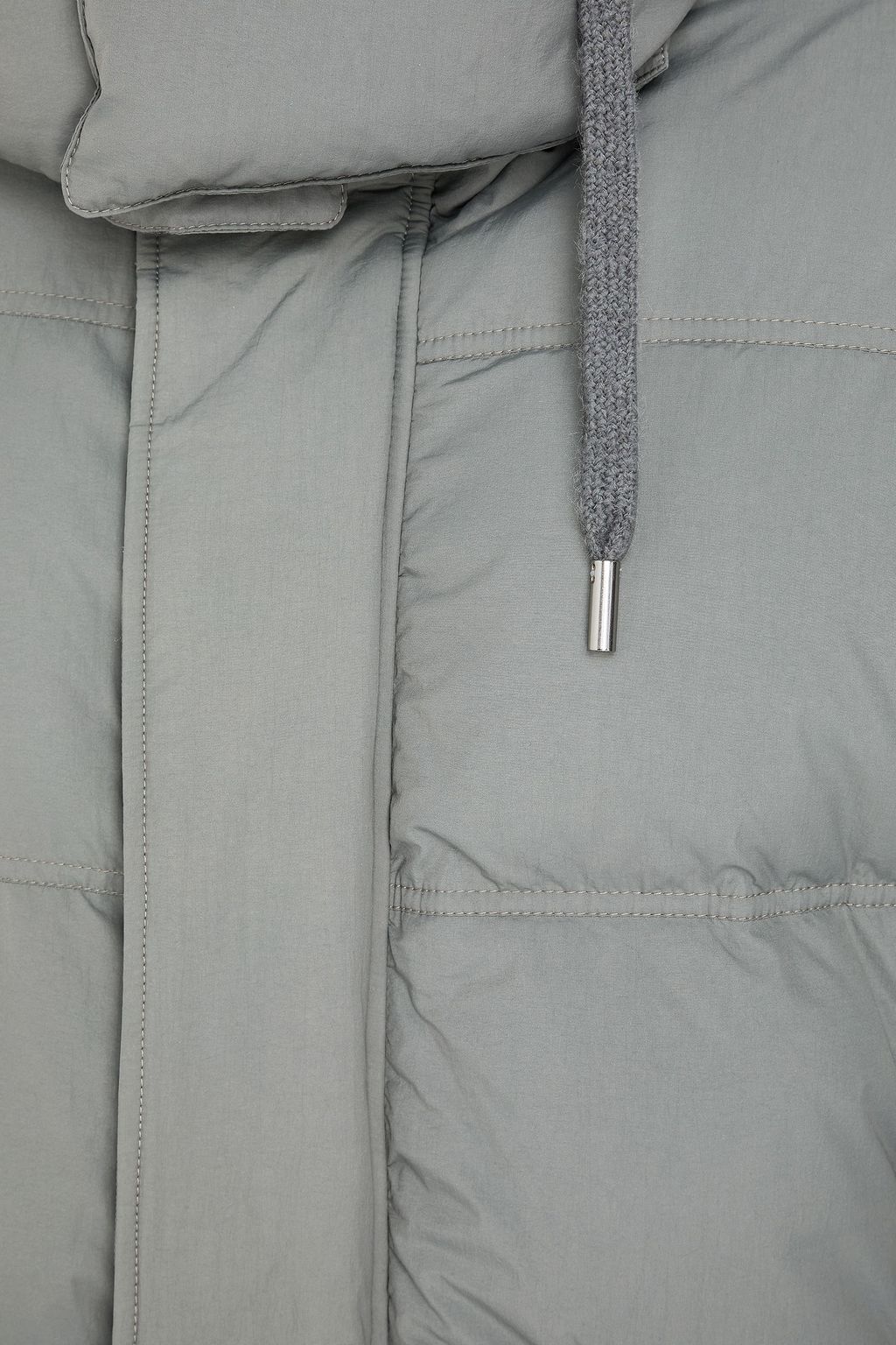 AMI ALEXANDRE MATTIUSSI Oversized quilted shell down jacket