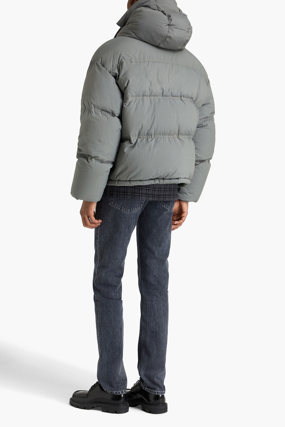  Ami Alexandre Mattiussi - Oversized Quilted Shell Down Jacket - Gray - L 