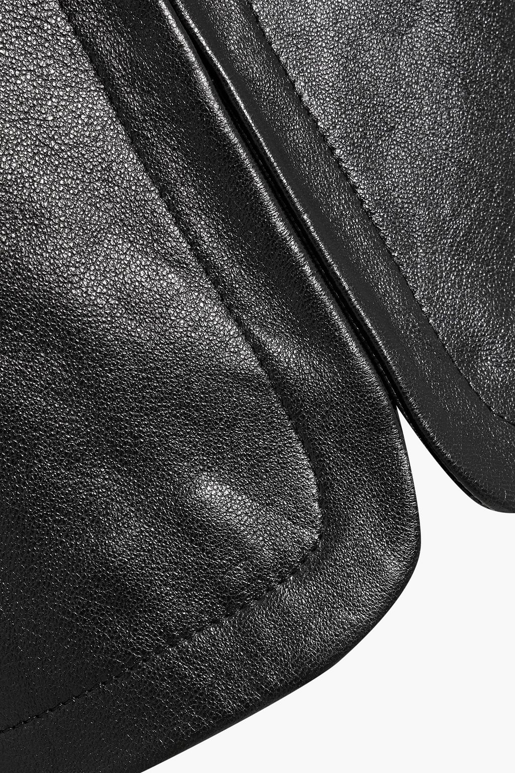 FRAME Cropped leather vest