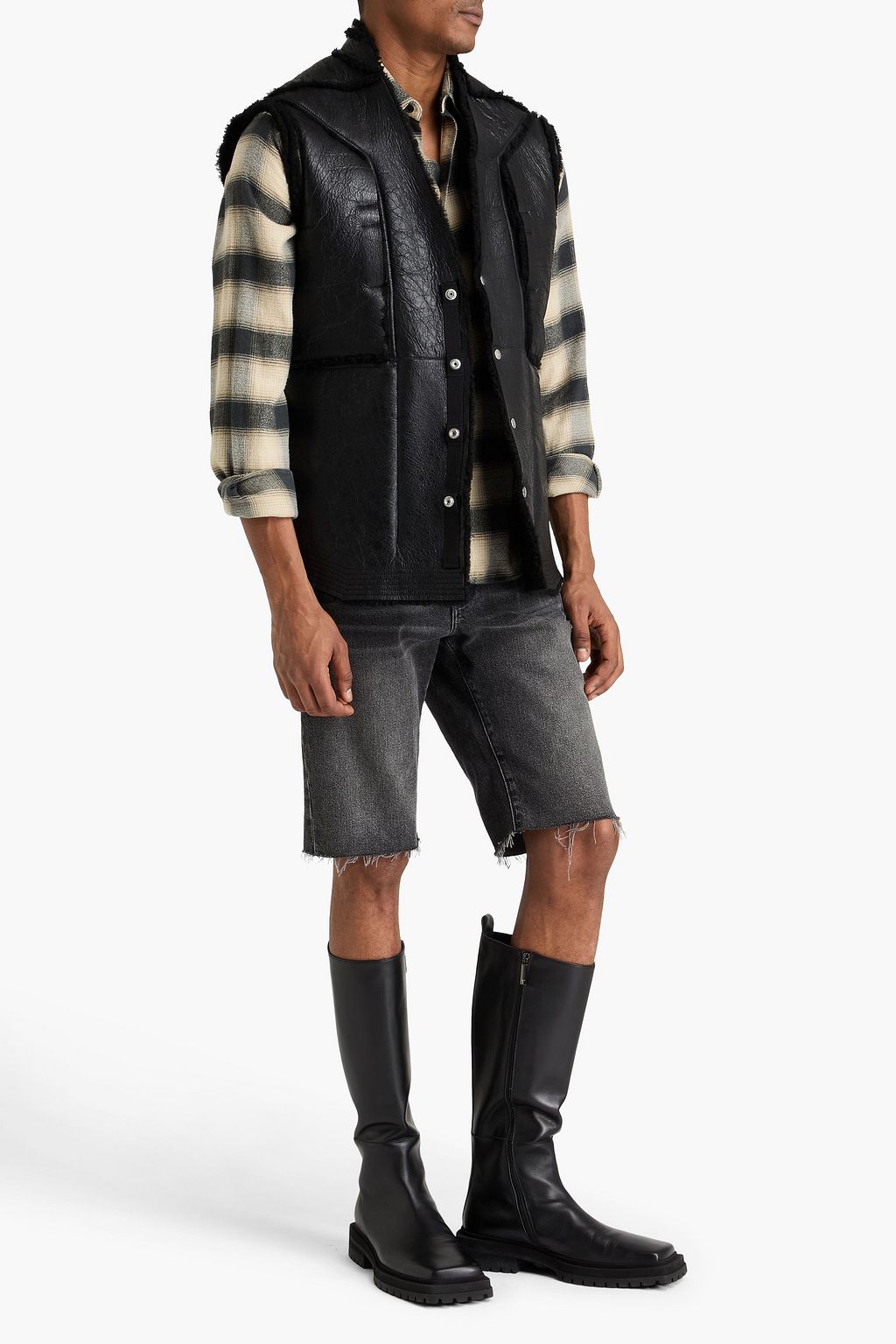 RICK OWENS Leather vest