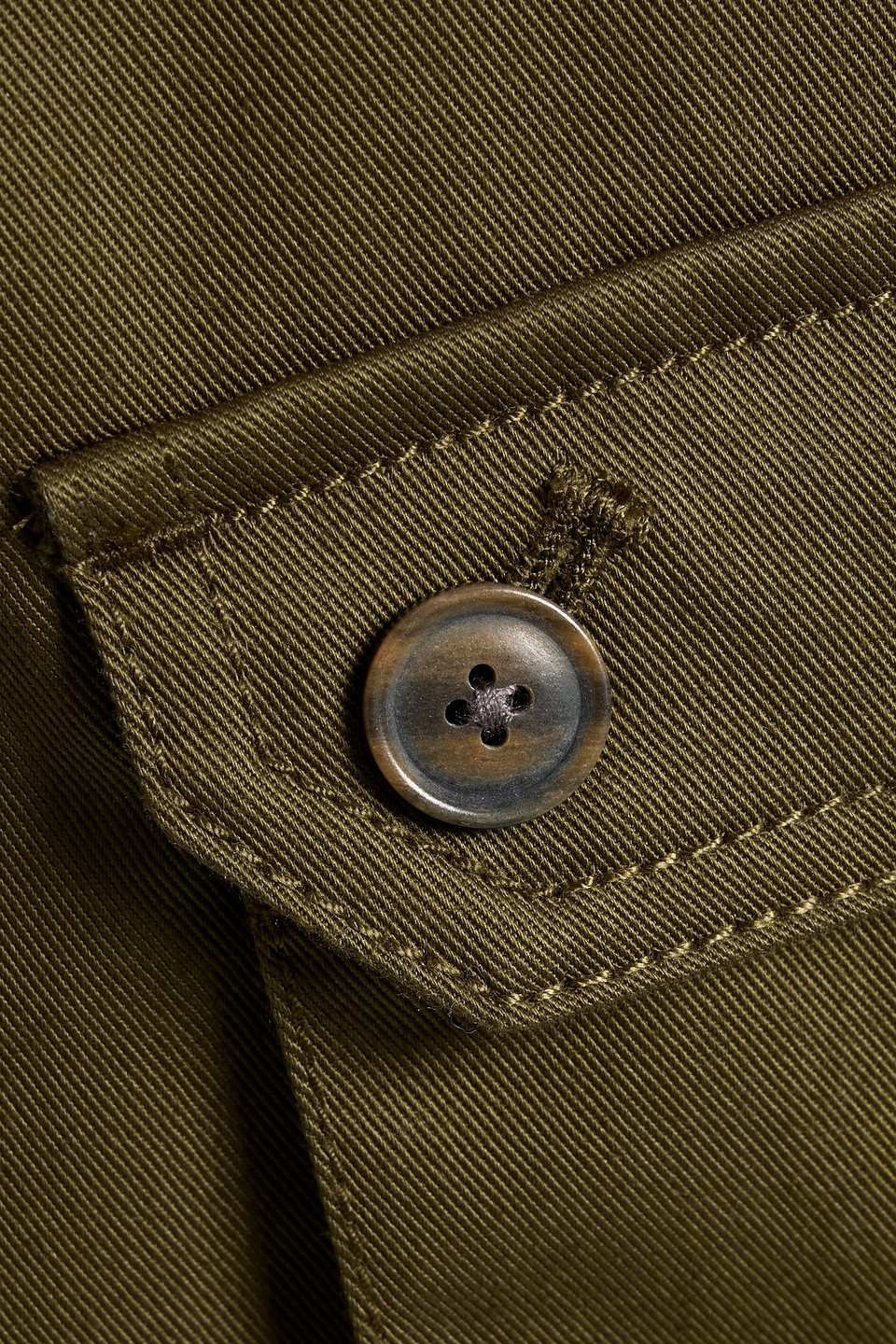 Frame The General Cotton-twill Cargo Pants In Green