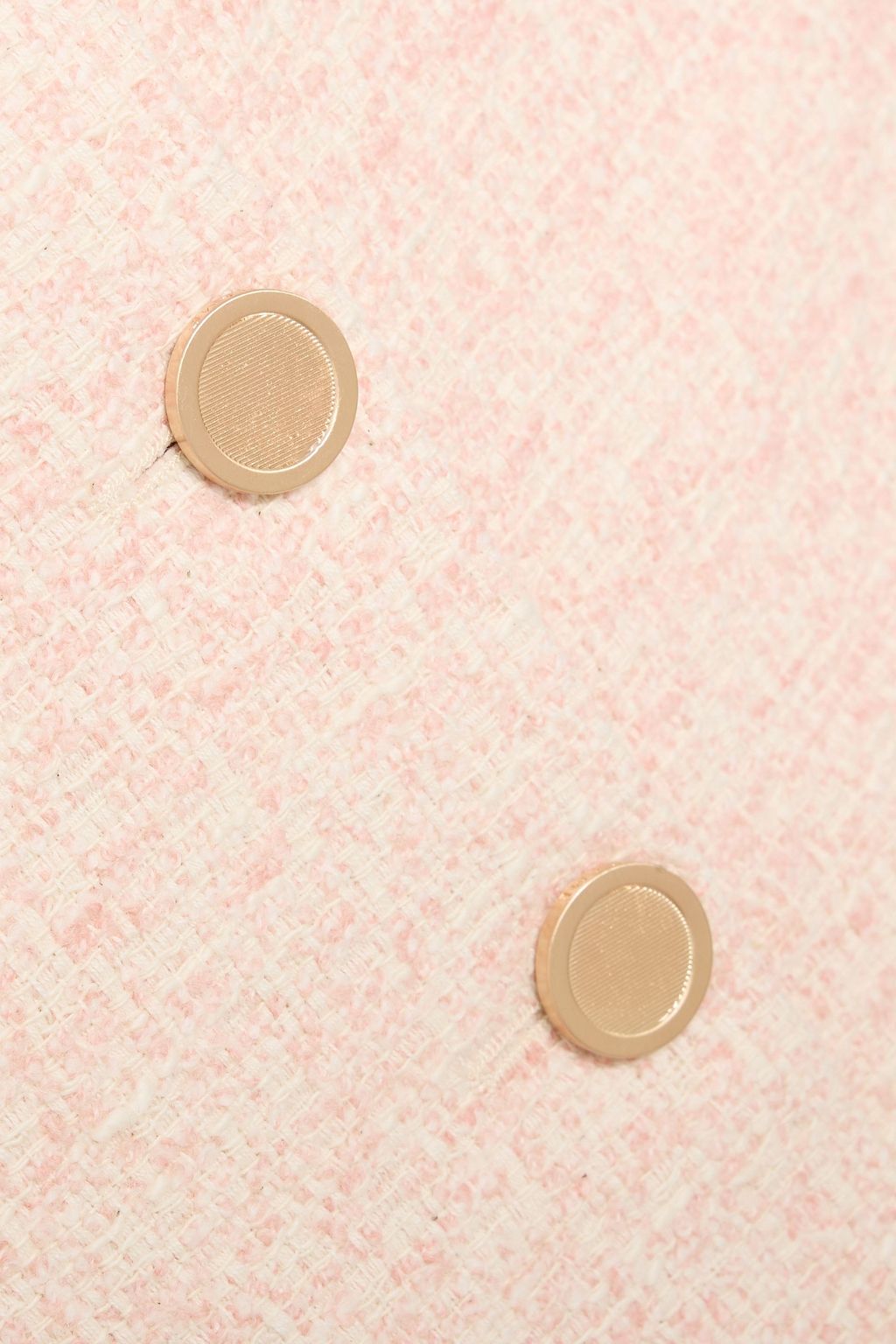 FRAME Cotton-blend tweed mini skirt