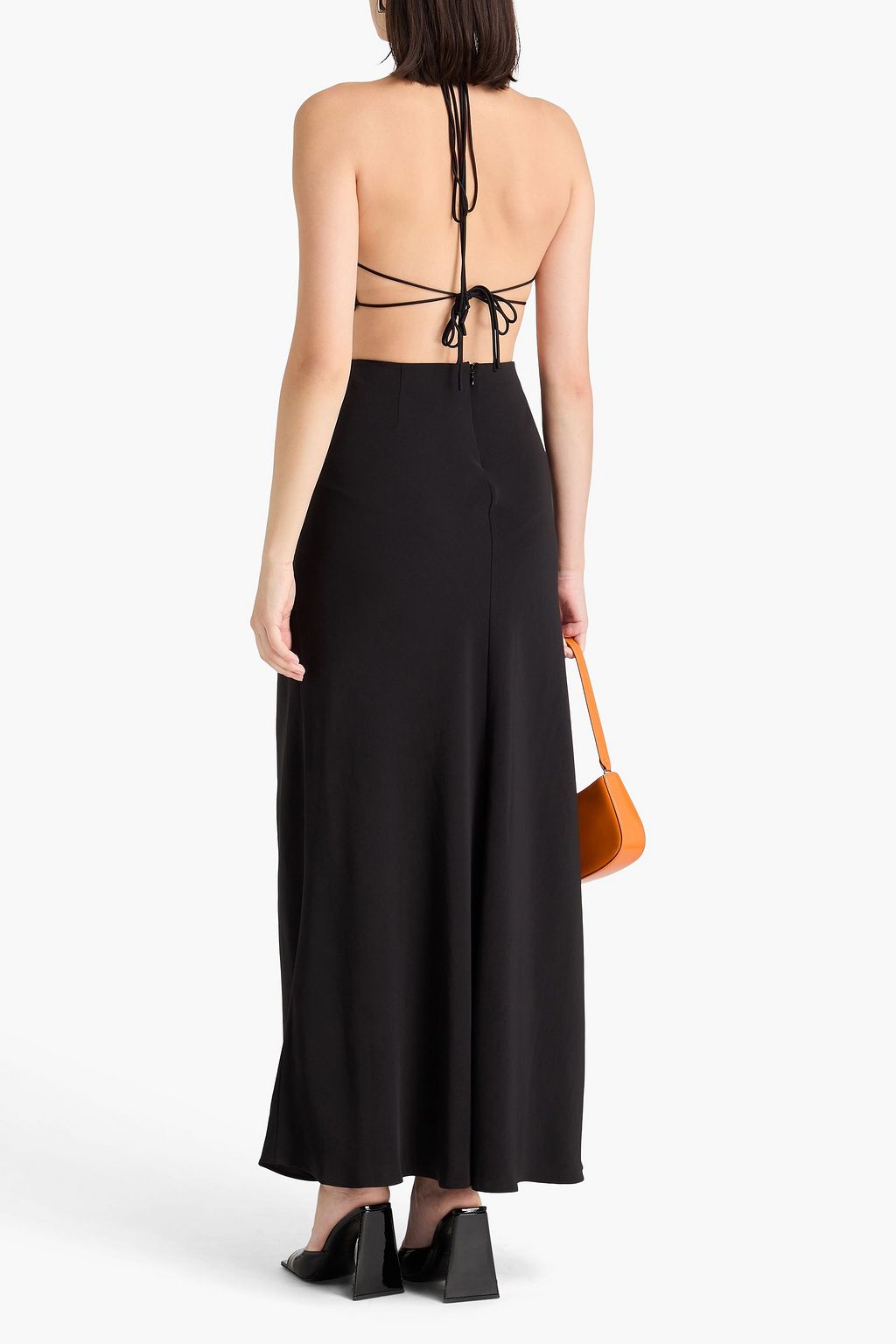 STAUD Cady maxi skirt