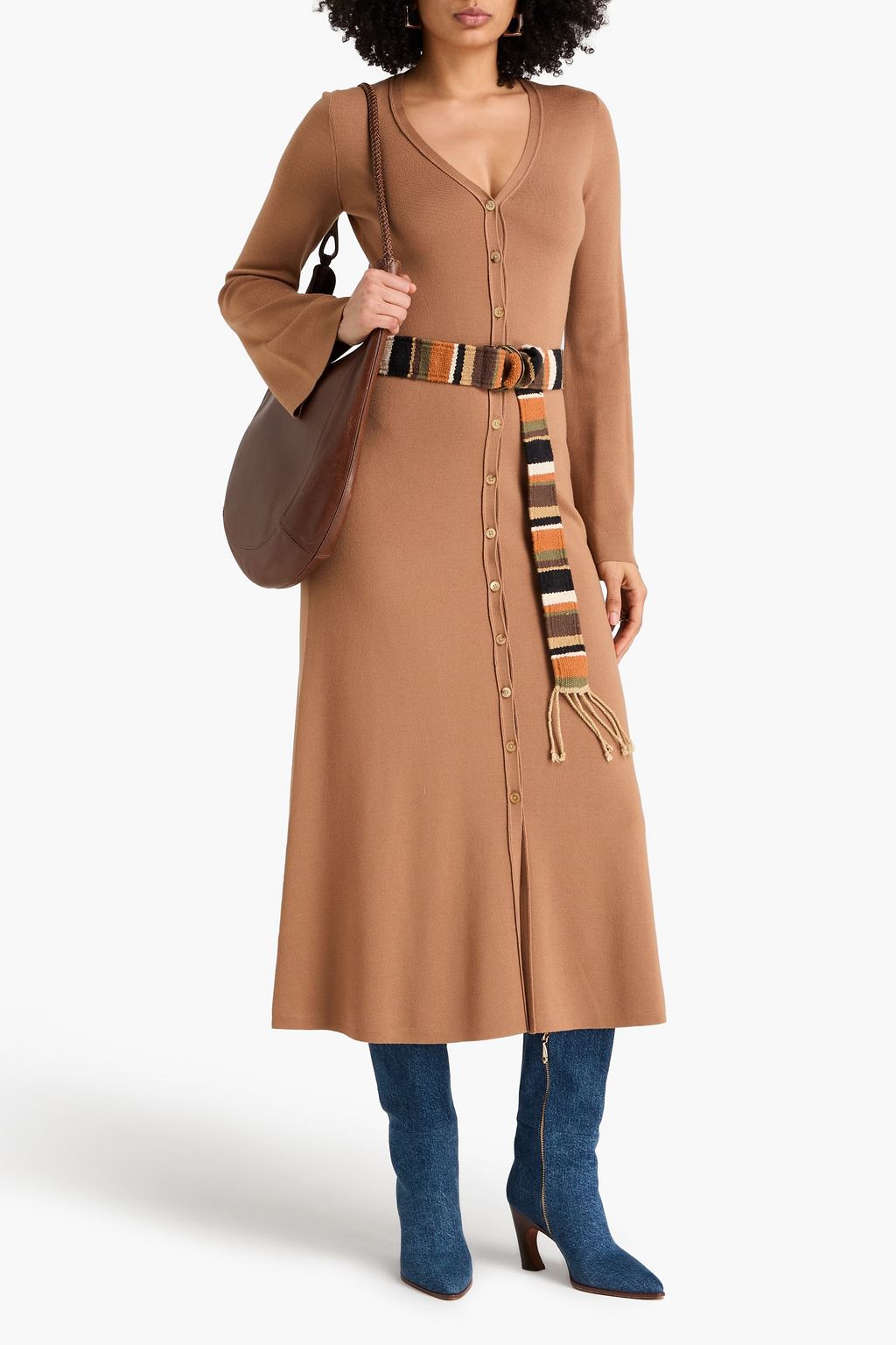 CHLOÉ Wool midi dress