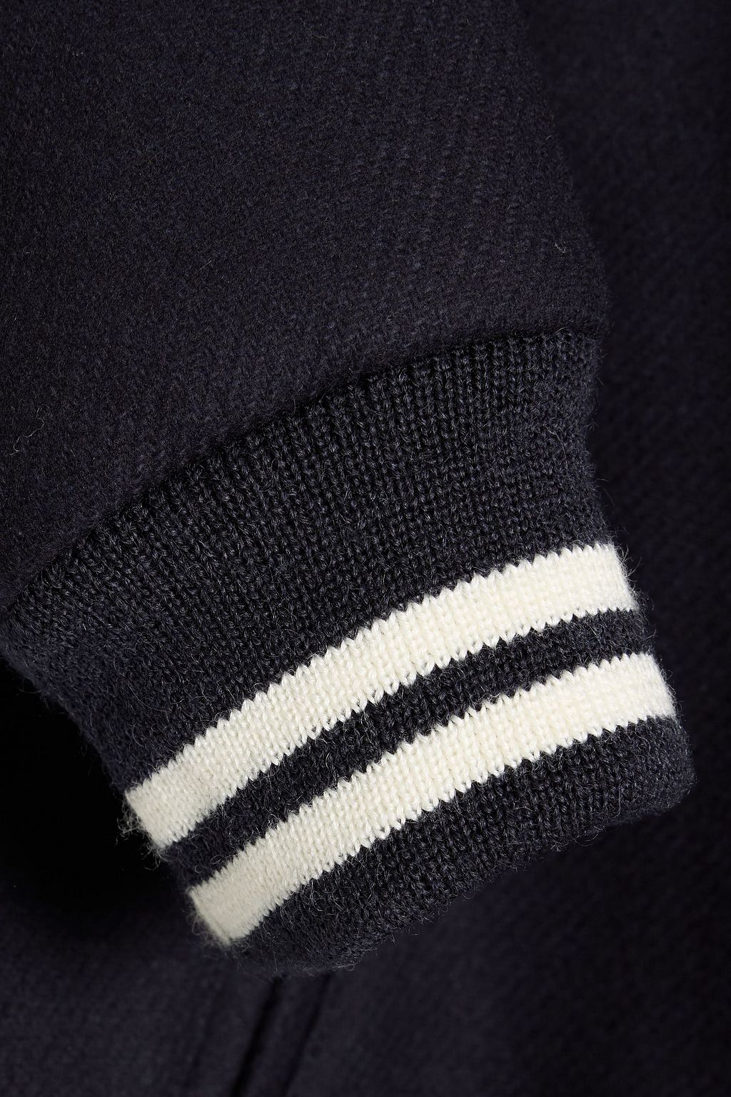 FRAME The Varsity wool-blend twill bomber jacket