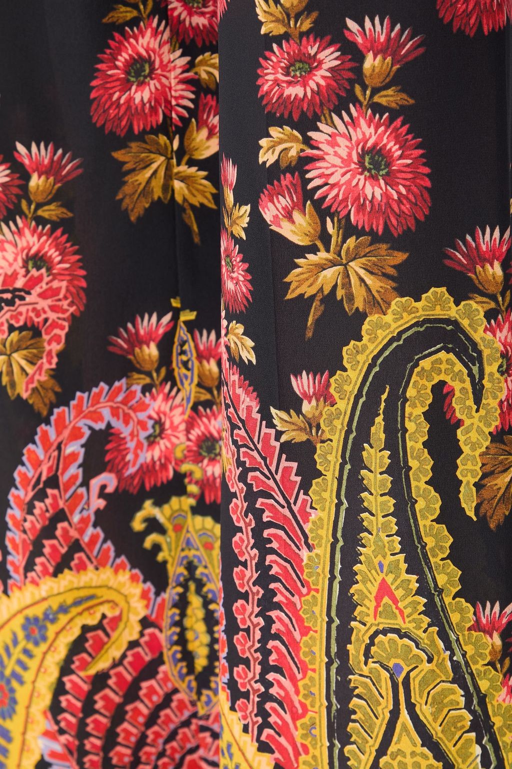 ETRO Paisley-print silk crepe de chine flared pants