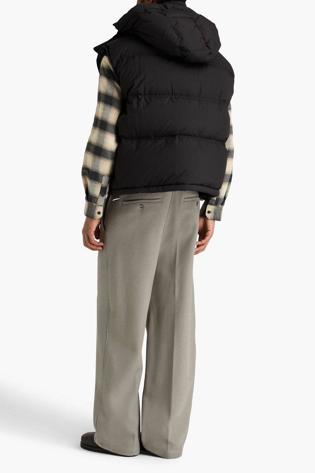 AMI ALEXANDRE MATTIUSSI Oversized quilted shell down vest
