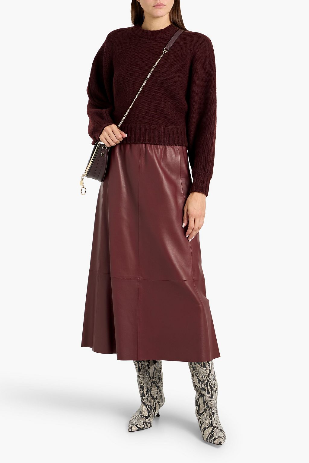 FRAME Wool and cashmere-blend sweater