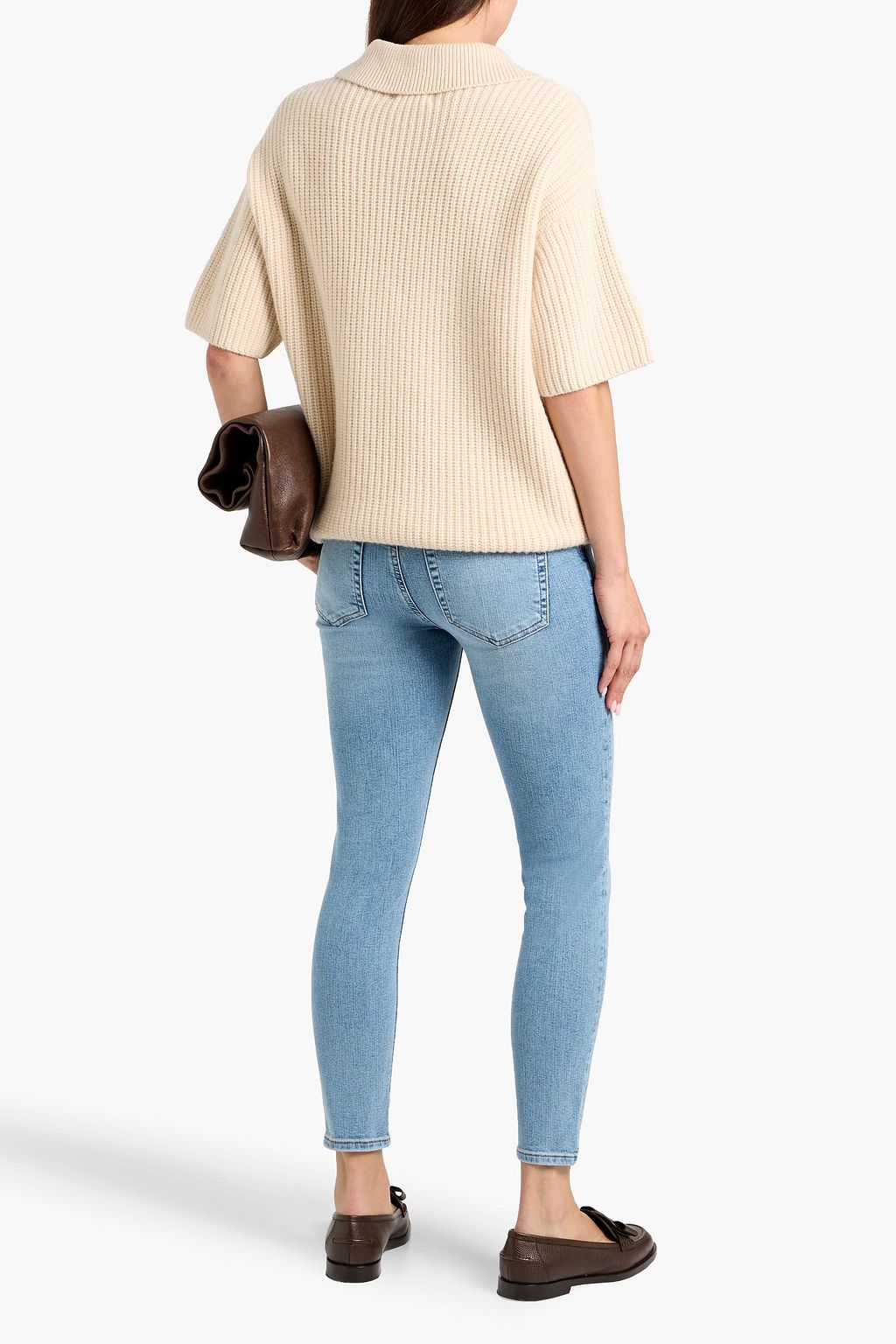FRAME Le High Skinny Crop high-rise skinny jeans