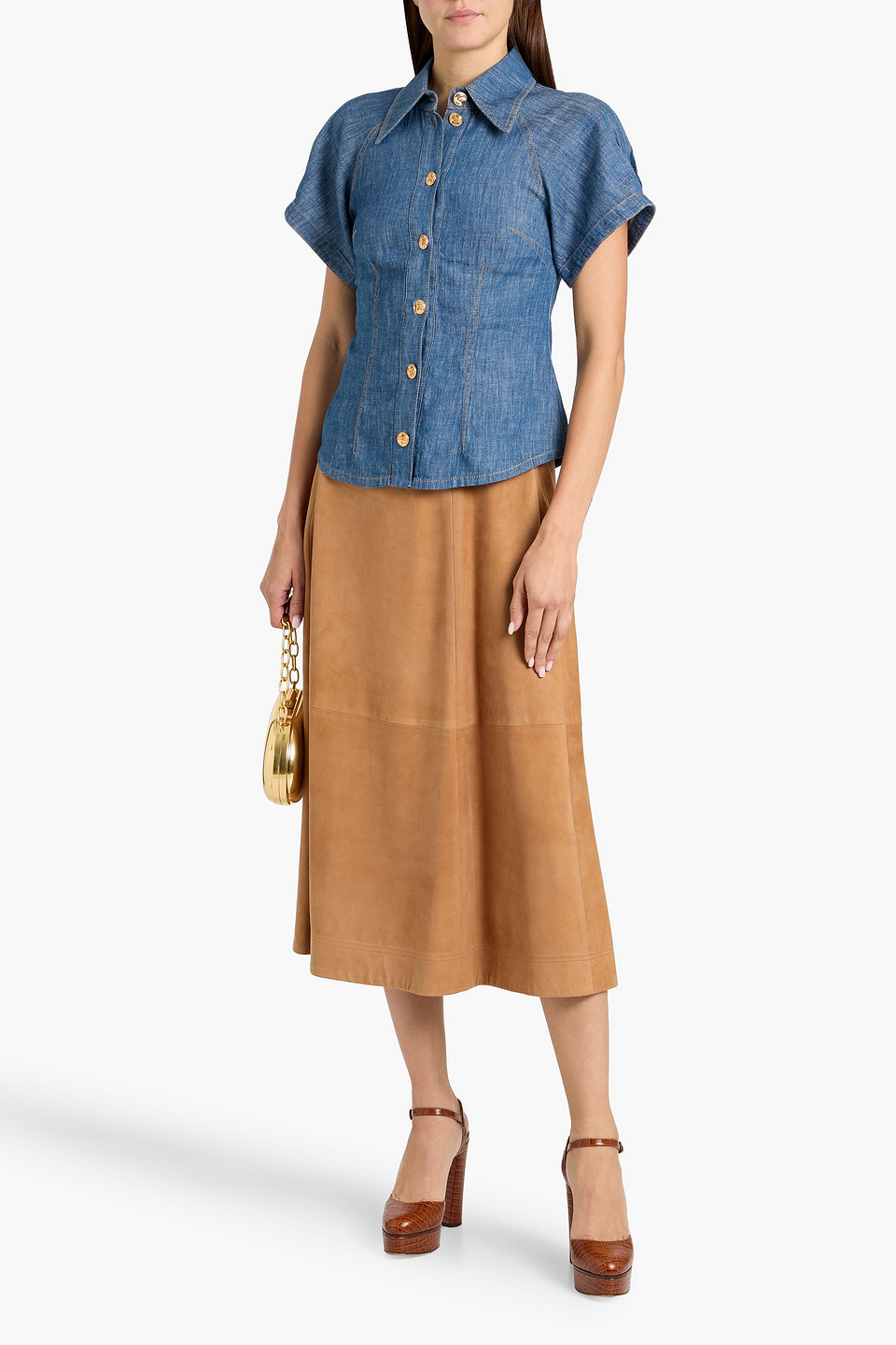 Zimmermann Denim Shirt In Blue