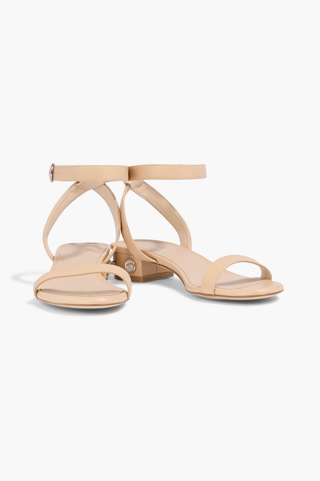 STUART WEITZMAN Dancer Allshine 25 crystal-embellished leather