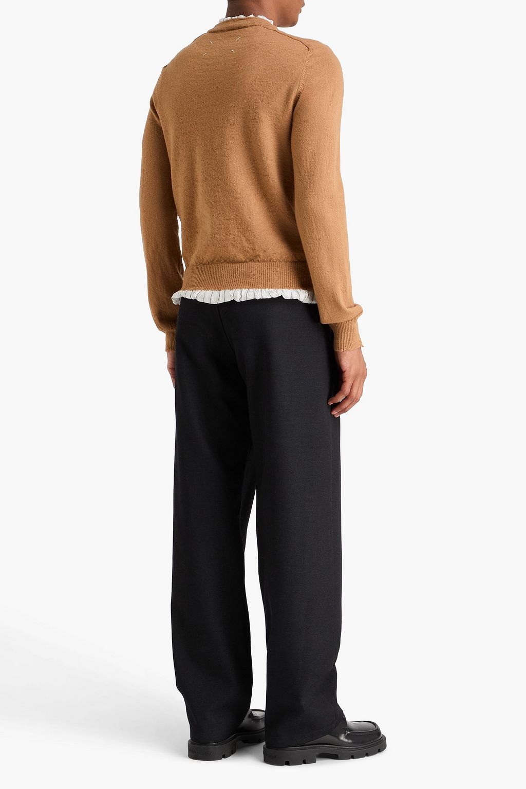 MAISON MARGIELA Layered distressed wool sweater