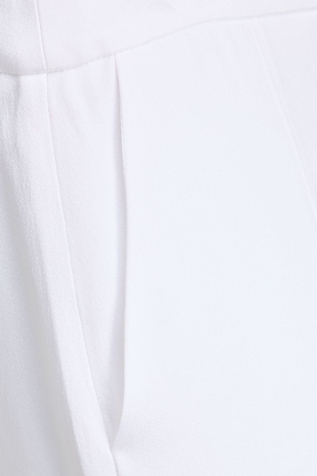 GALVAN  LONDON Satin-crepe flared pants