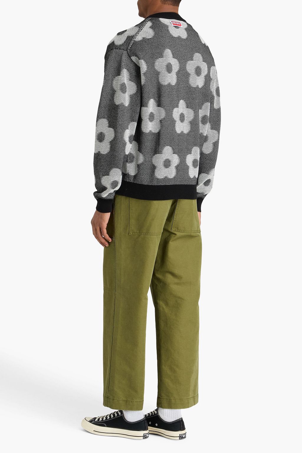 KENZO Jacquard-knit cardigan