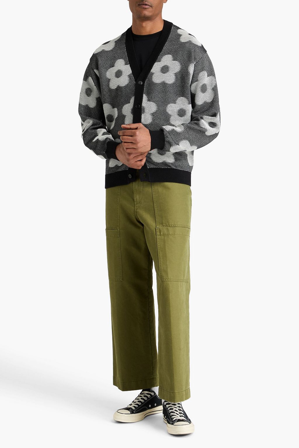 KENZO Jacquard-knit cardigan