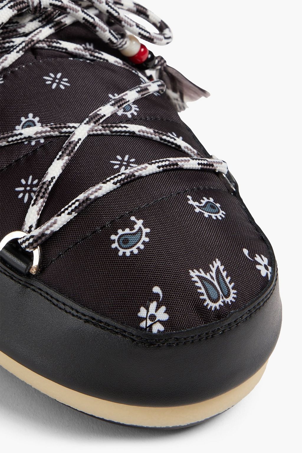 ALANUI X MOON BOOT Paisley-print shell snow boots