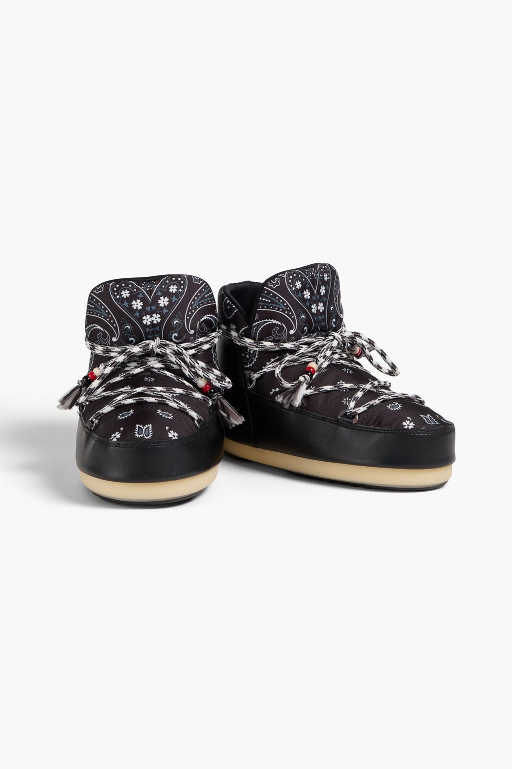 ALANUI X MOON BOOT Paisley-print shell snow boots