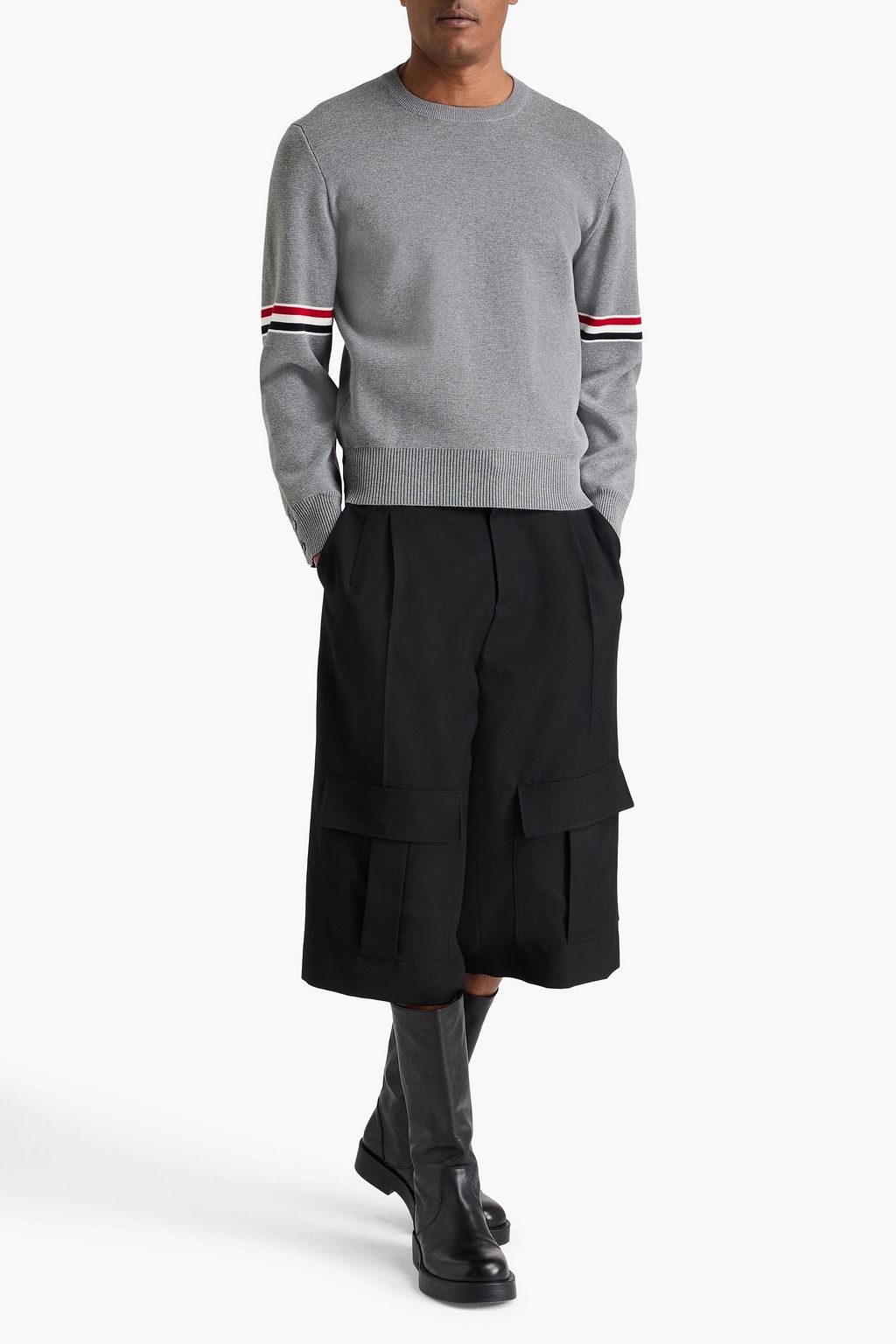 THOM BROWNE Cotton sweater