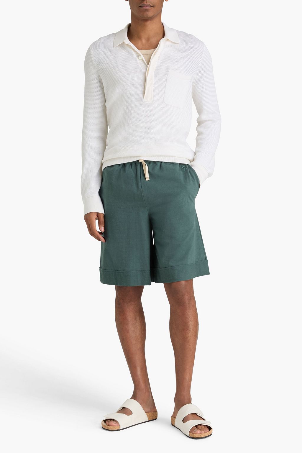 JIL SANDER Stretch-cotton jersey shorts | THE OUTNET