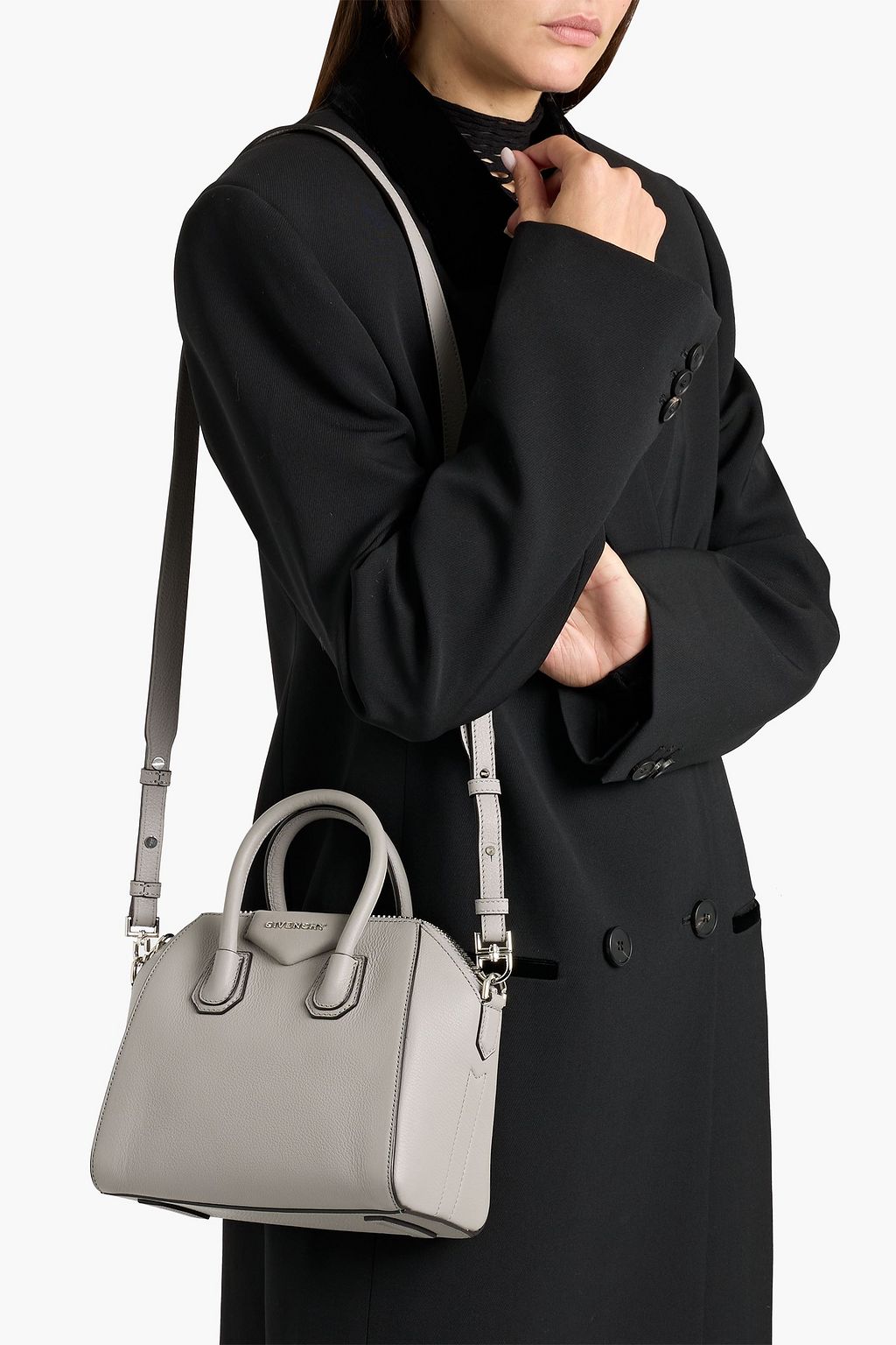 GIVENCHY Antigona pebbled-leather tote