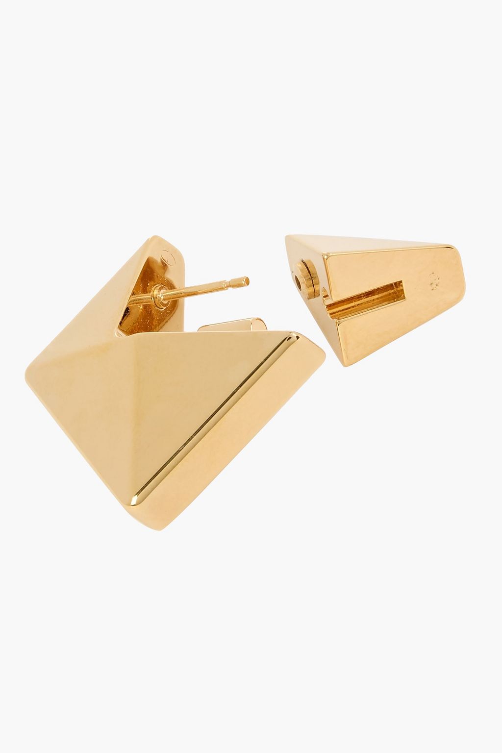 VALENTINO GARAVANI Rockstud gold-tone earrings