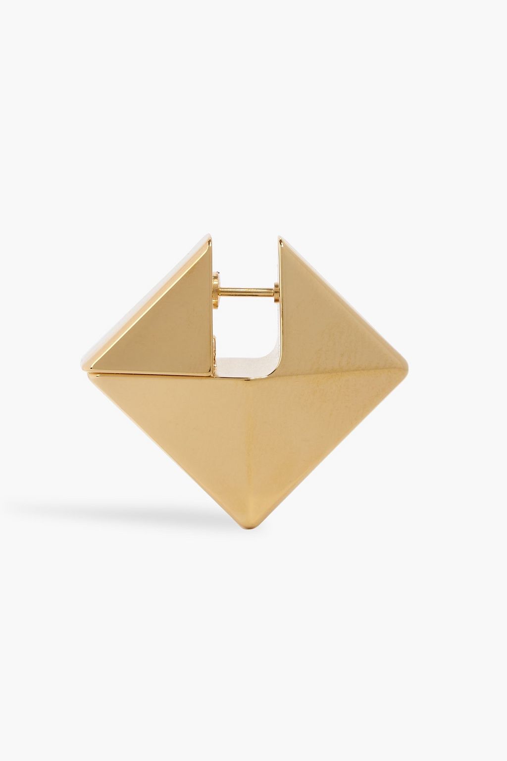 VALENTINO GARAVANI Rockstud gold-tone earrings