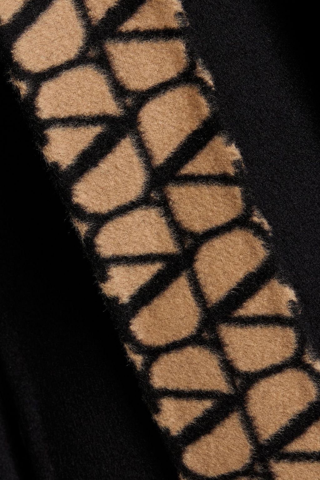 VALENTINO GARAVANI Belted wool and silk-blend felt coat