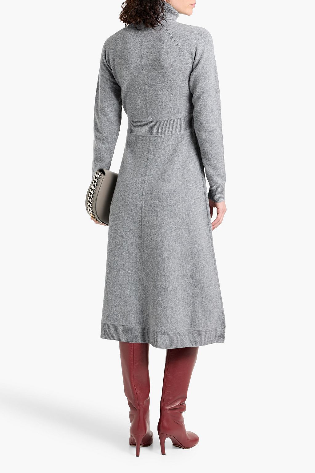 DEREK LAM 10 CROSBY Diana wool turtleneck midi dress