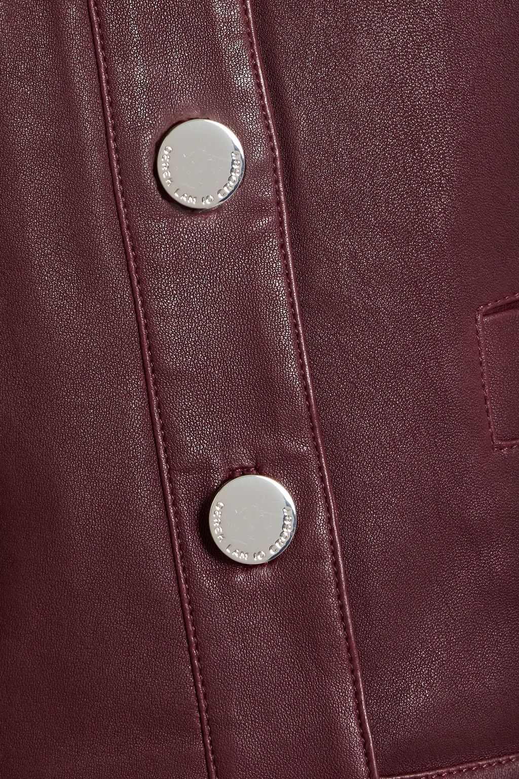 DEREK LAM 10 CROSBY Penny leather jacket