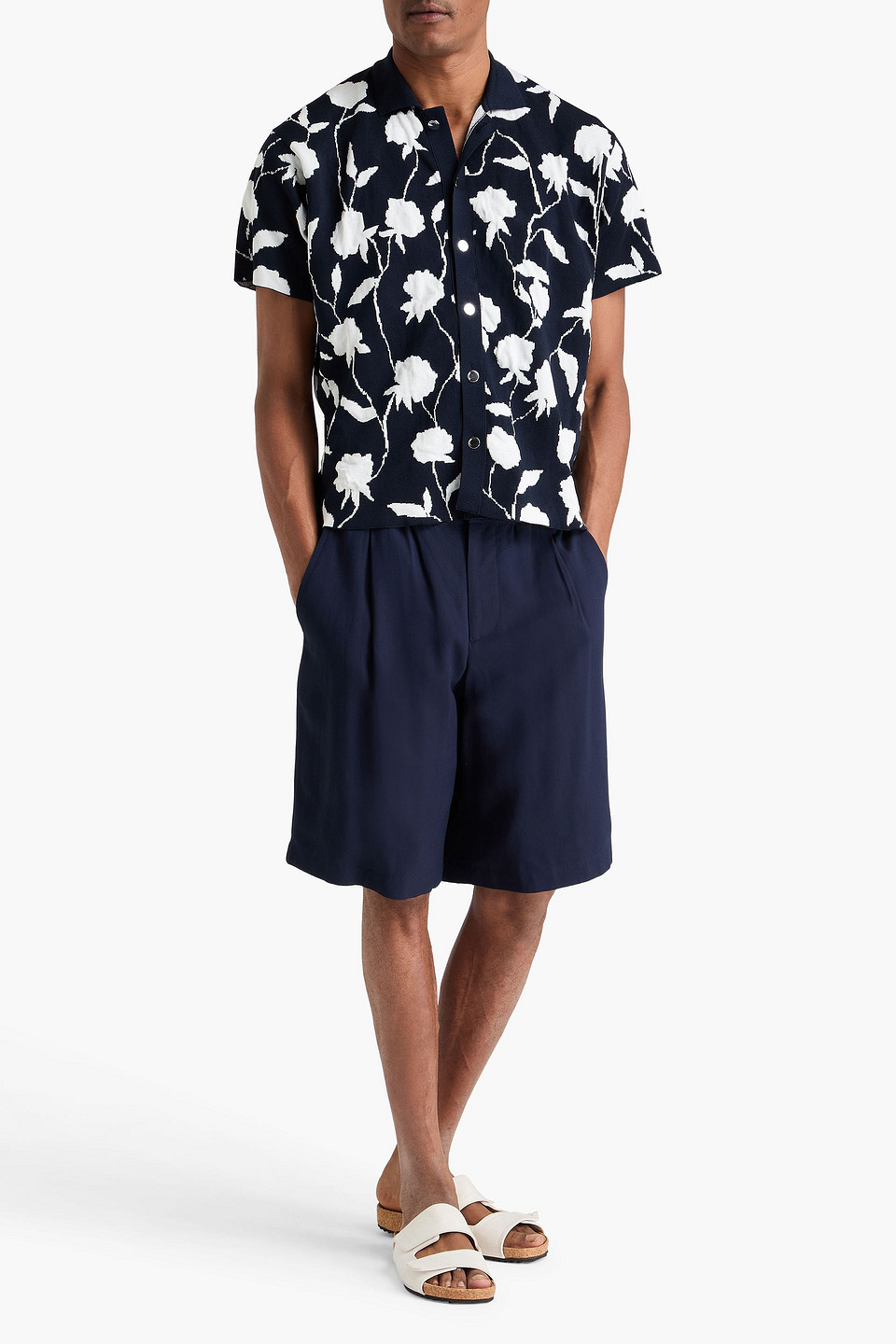 Jacquemus - Hemd Aus Jacquard-strick - Blau - S 
