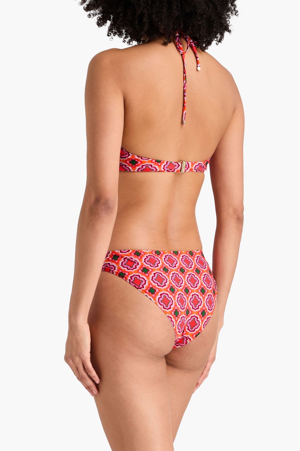 ETRO Printed halterneck bikini