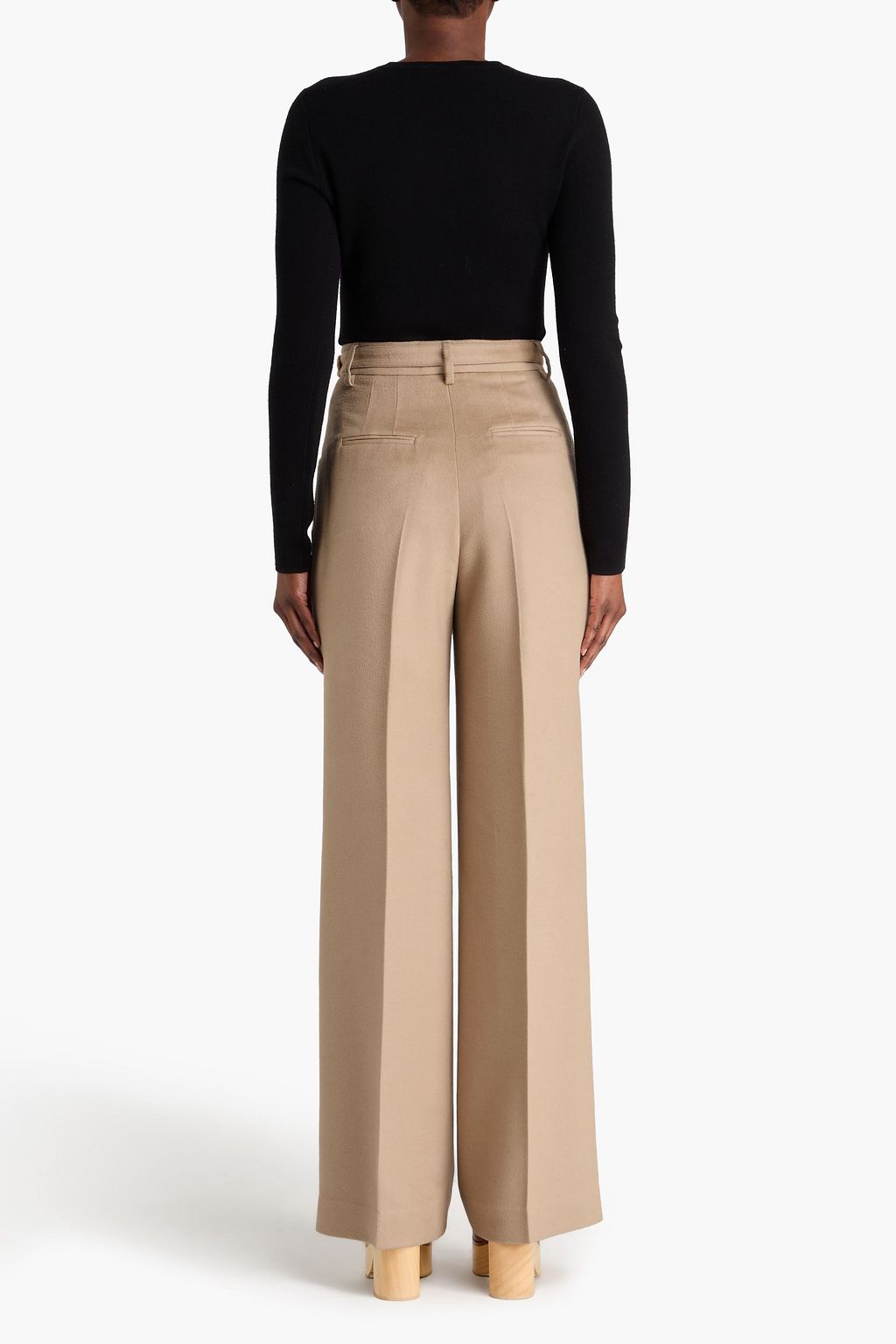 GABRIELA HEARST Silk-felt wide-leg pants