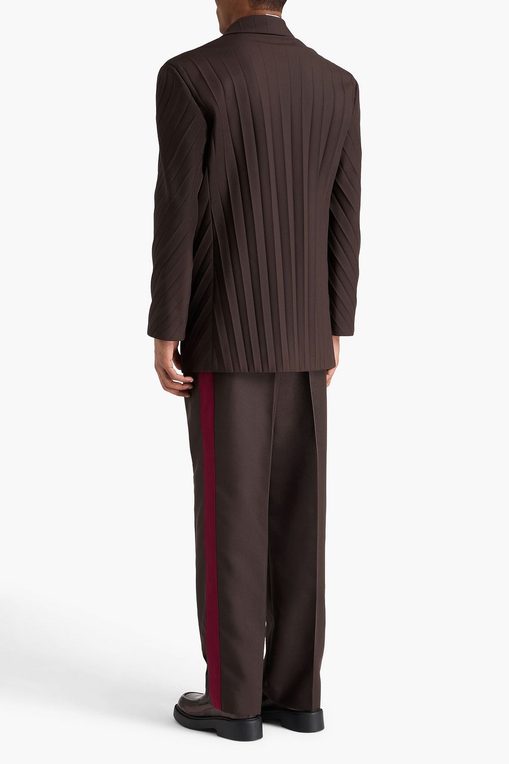 VALENTINO GARAVANI Double-breasted canvas blazer