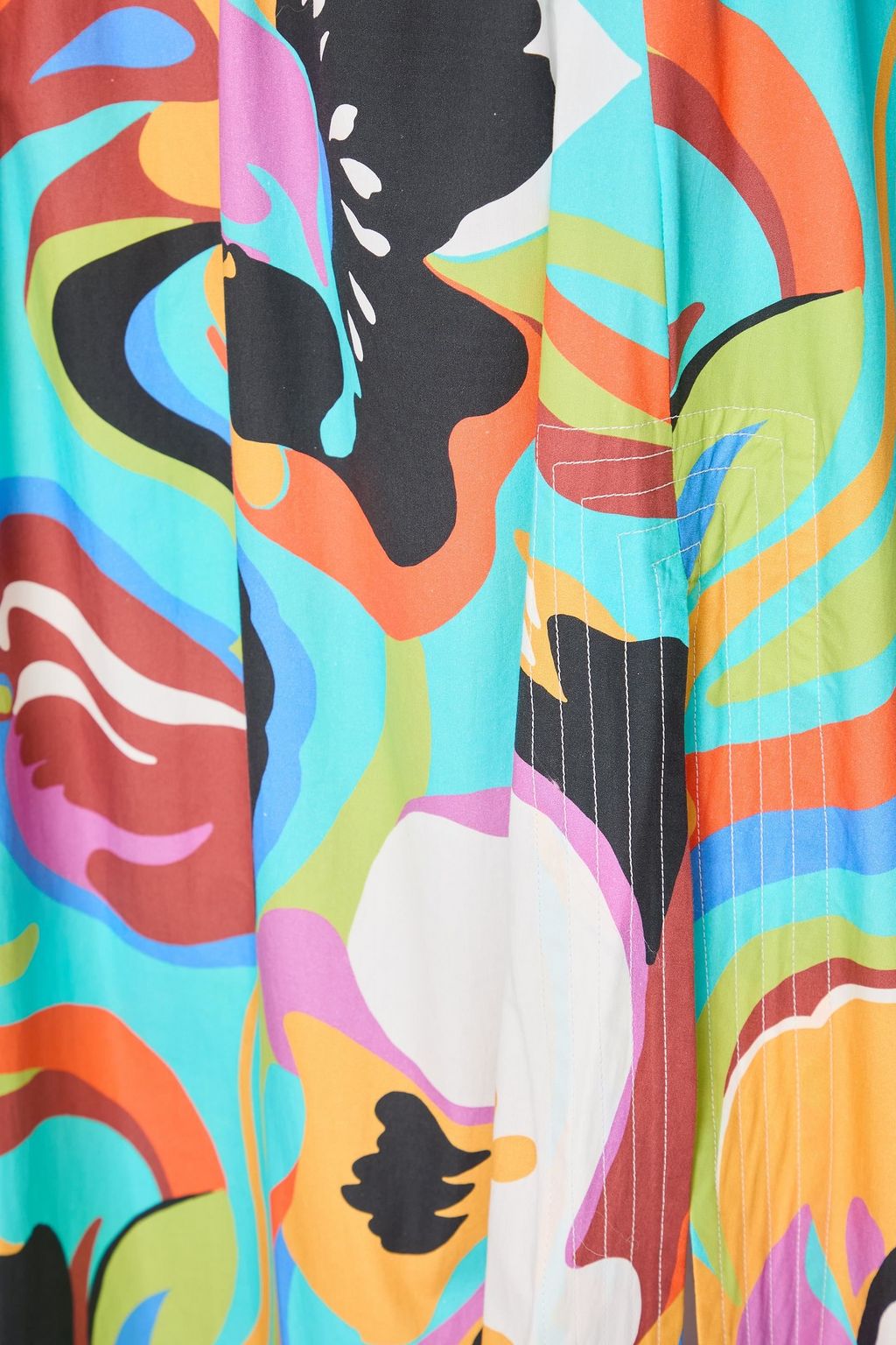 ETRO Printed cotton-poplin maxi skirt