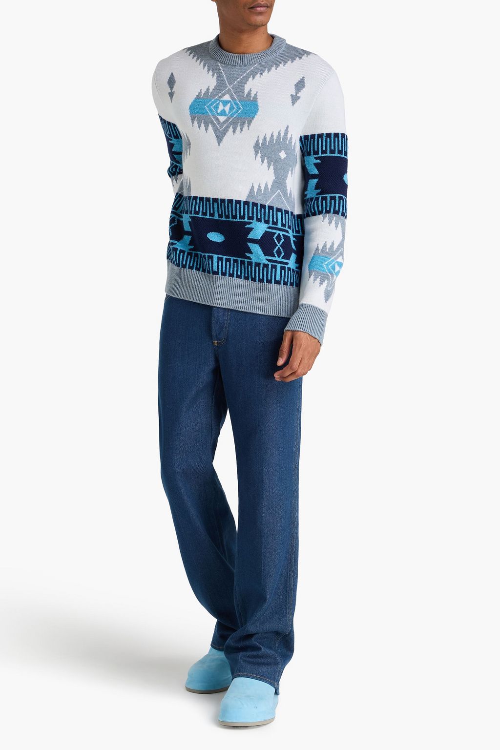 ALANUI Jacquard-knit wool sweater