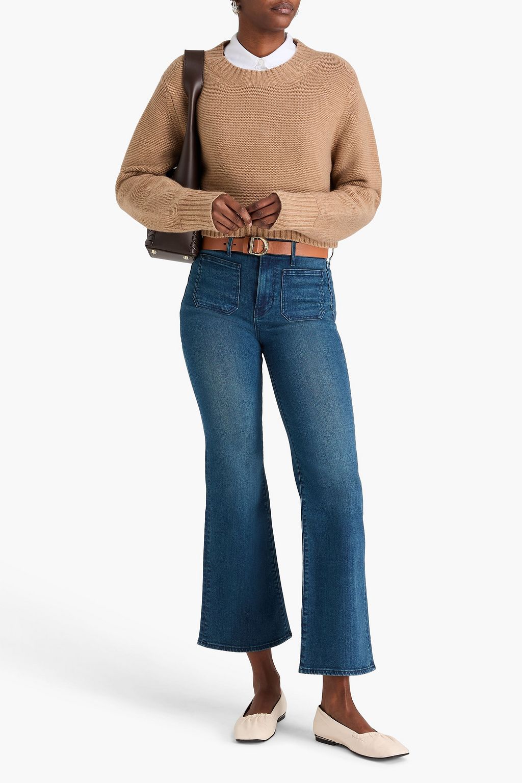 VERONICA BEARD Crosbie high-rise wide-leg jeans