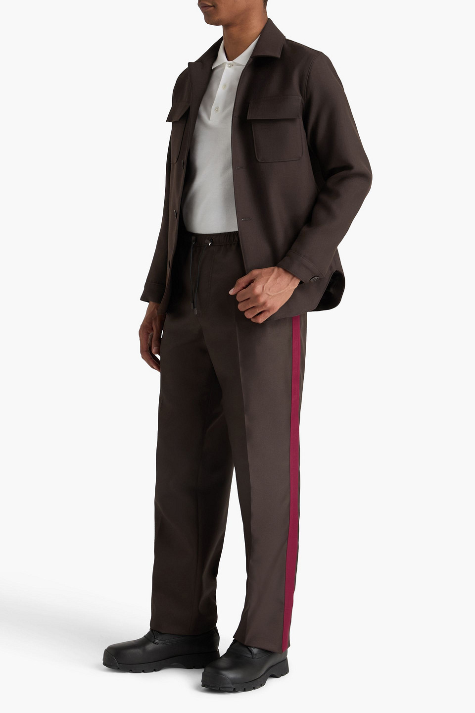  Lanvin - Hose Aus Twill - Braun - It 54 