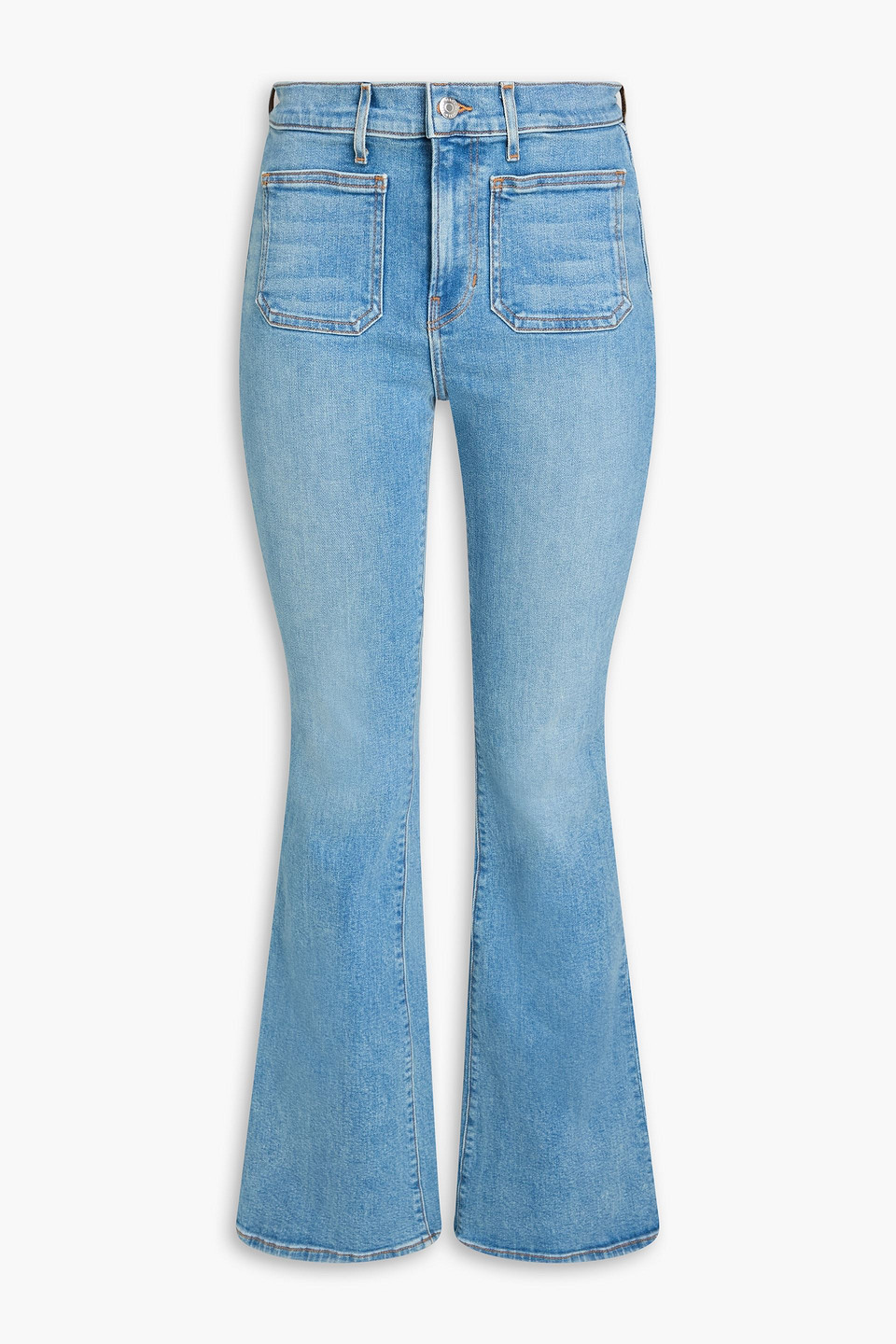 Veronica Beard Beverly High-rise Flared Jeans In Blue