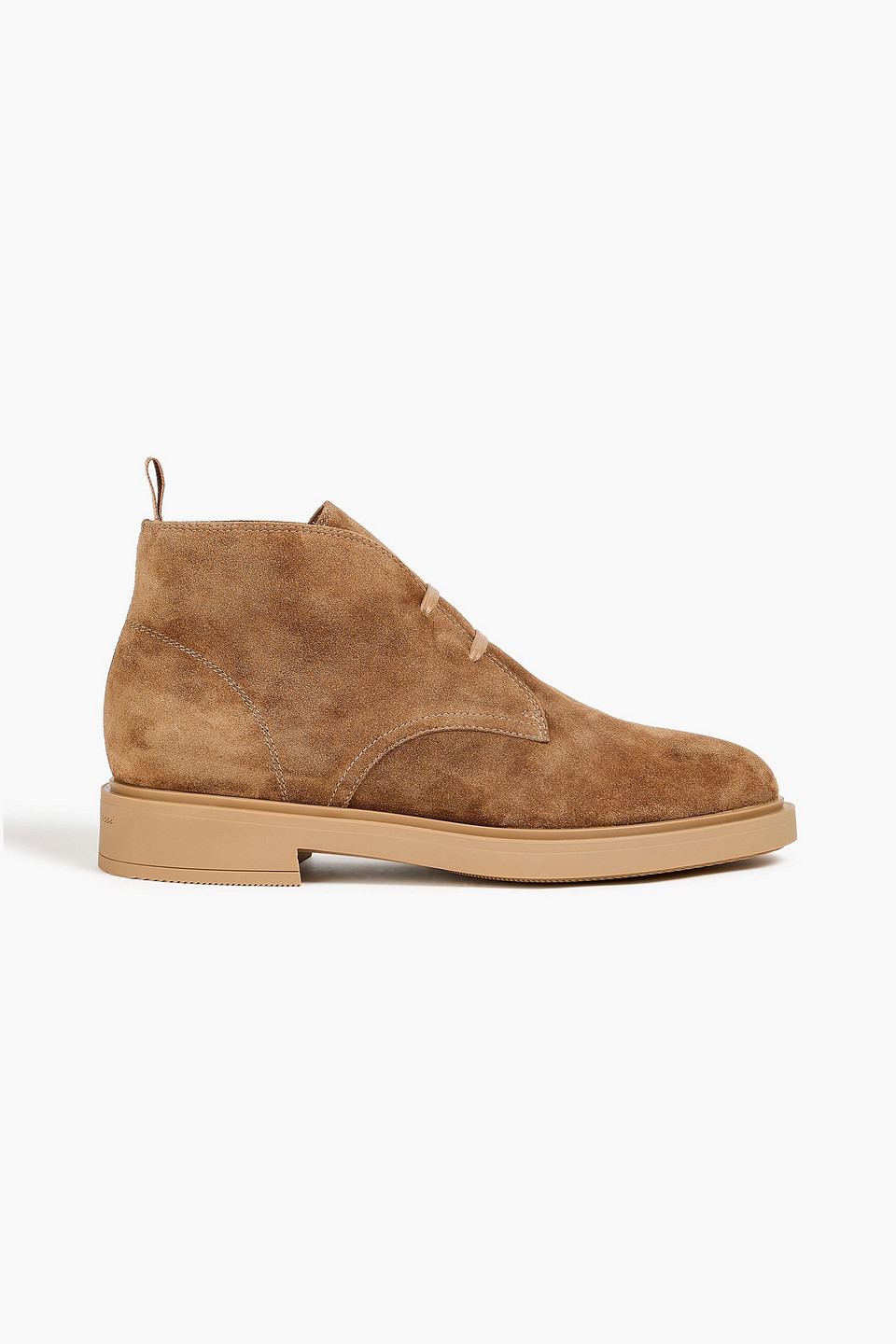 Gianvito Rossi Cohen Suede Desert Boots In Brown