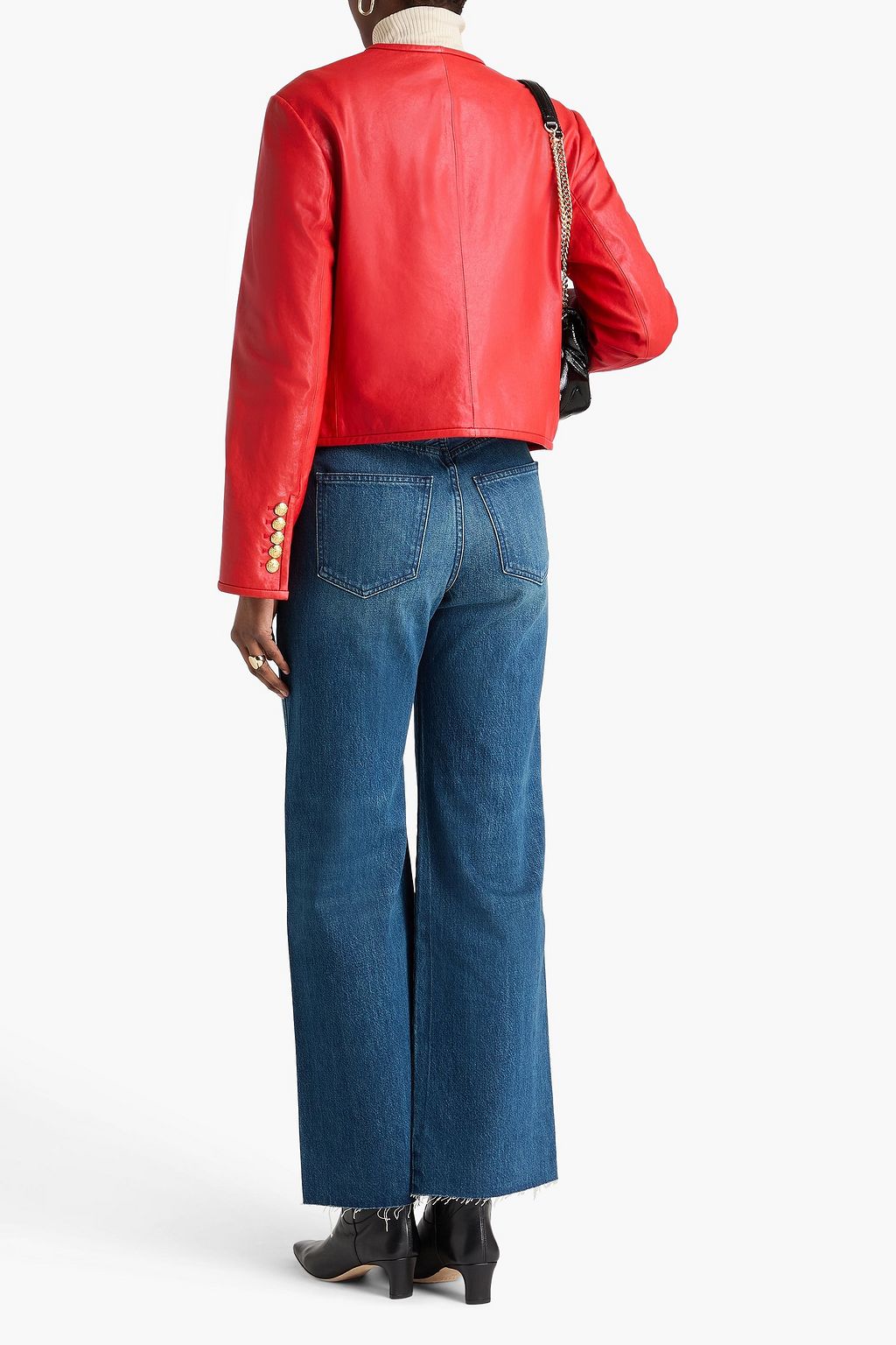 VERONICA BEARD Andrea leather jacket