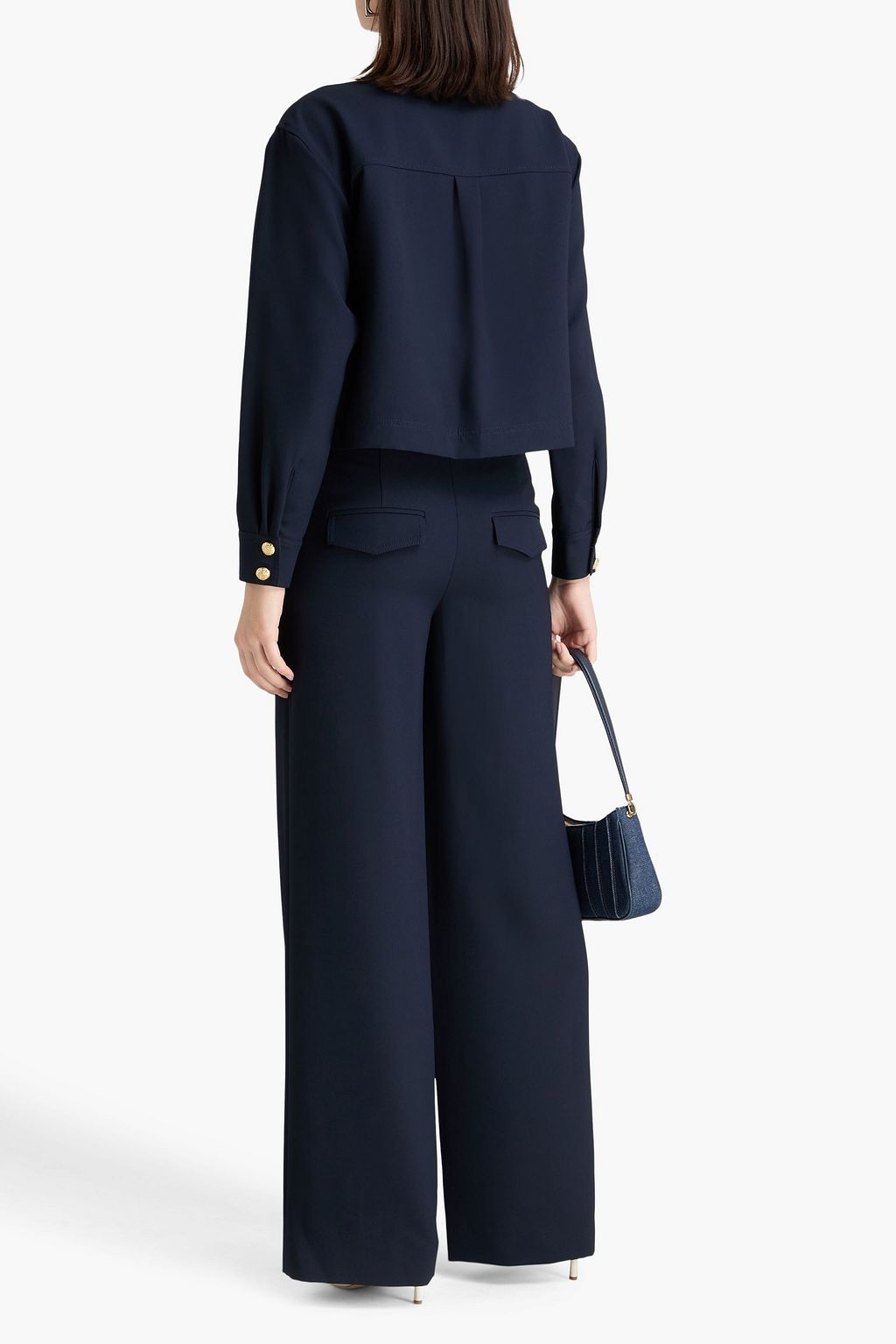 VERONICA BEARD Cole twill flared pants